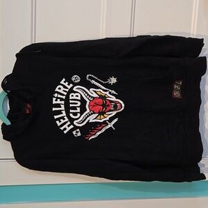 Stranger Things Hell Fire Club Hoodie Roll for your life Dice don't Die TV Play